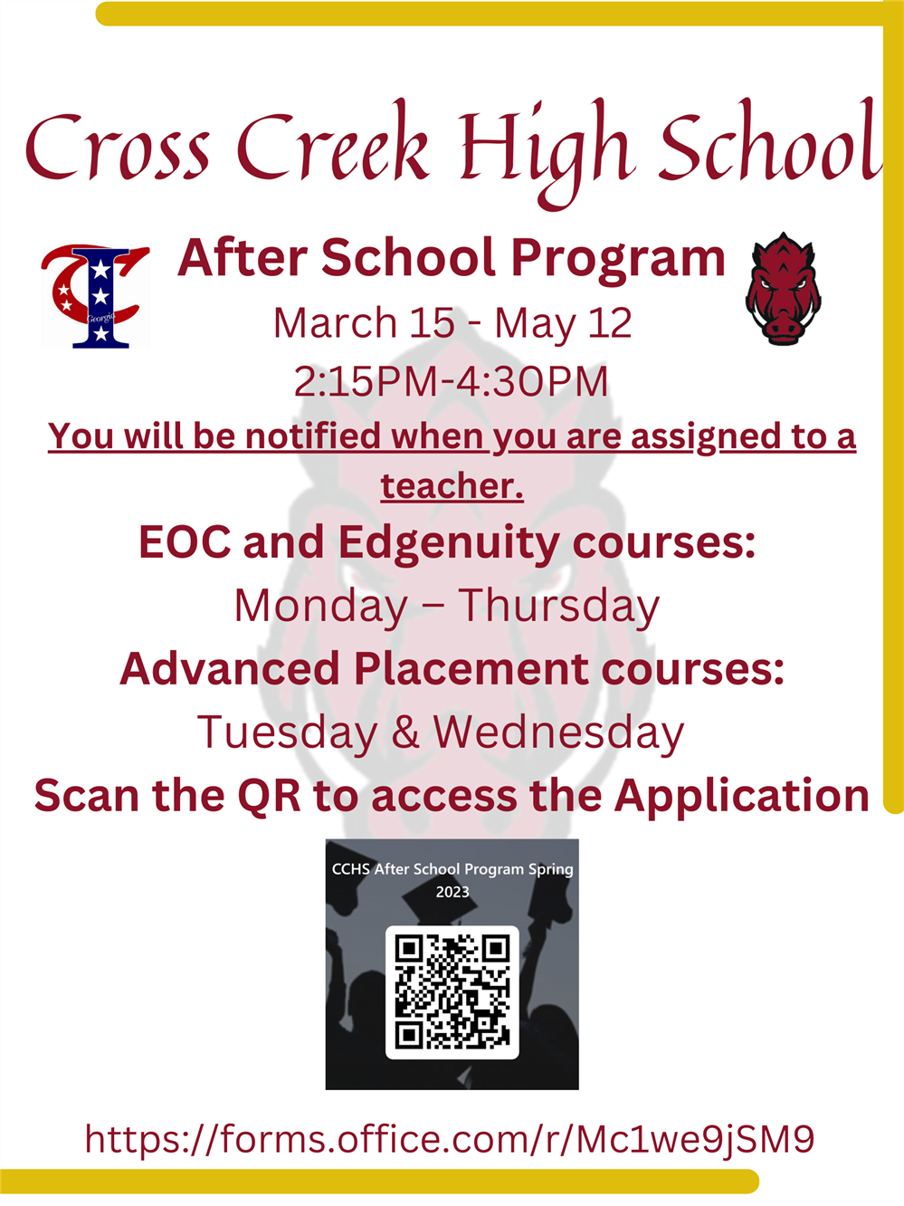CCHS After School Program